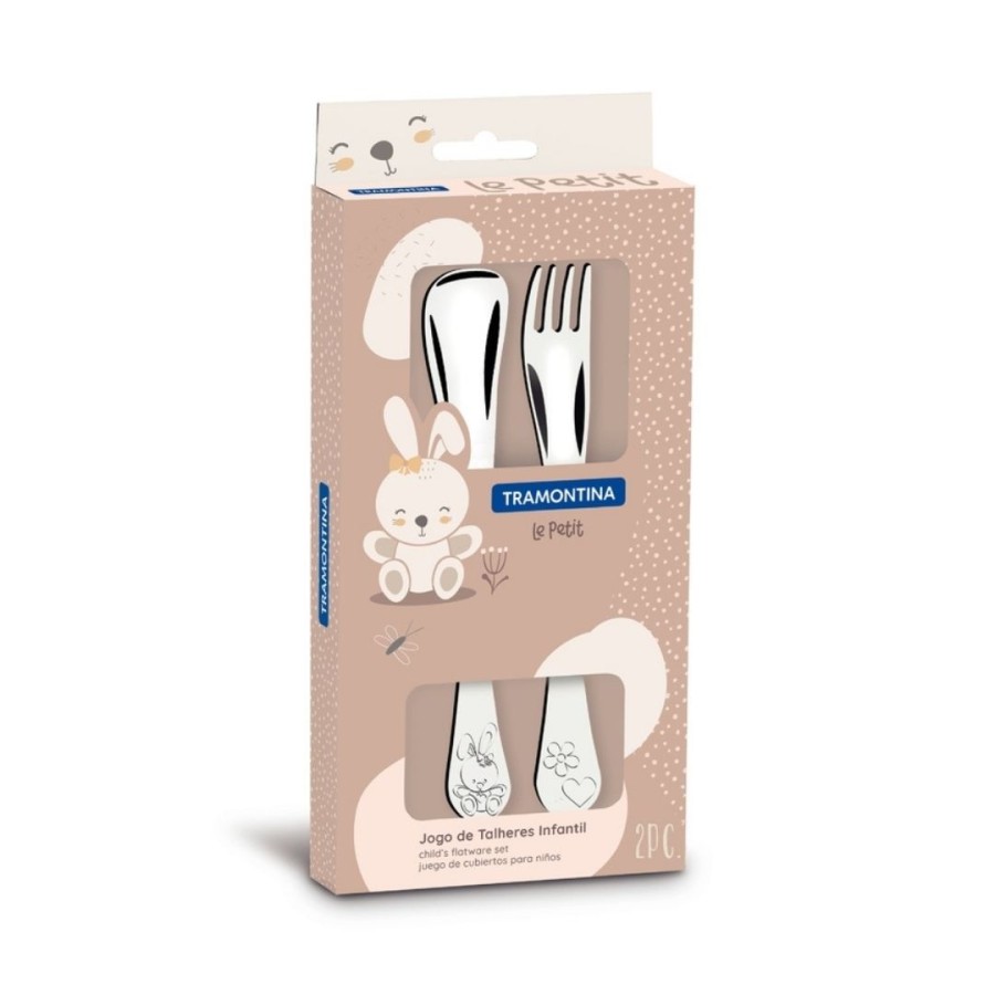 Peralatan Makan anak set Tramontina - 2 Pcs Child Set